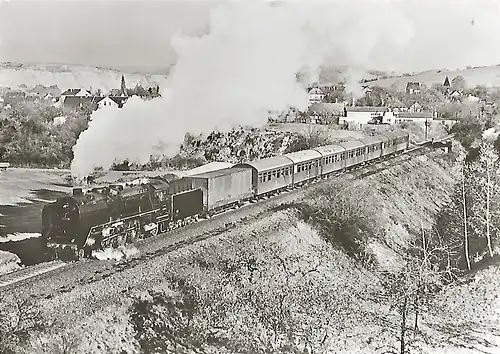 AK Dampflokomotiven im Einsatz. Baureihe 01.2. ca. 1982, Eisenbahn, gut