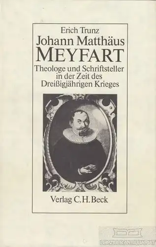 Buch: Johann Matthäus Meyfart, Trunz, Erich. 1987, Verlag C. H. Beck