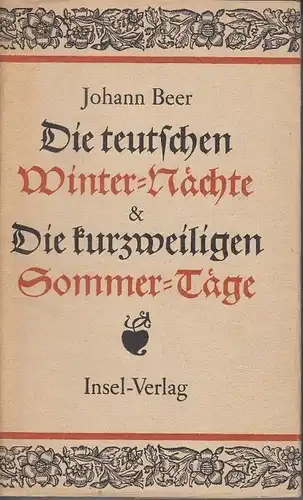 Buch: Die teutschen Winter-Nächte & Die kurzweiligen Sommer-Täge, Beer, Johann