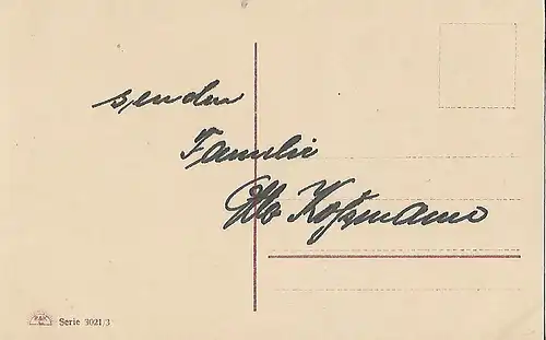 AK Herzliche Pfingstgrüße. ca. 1911, Postkarte. Pfingsten, gebraucht, gut