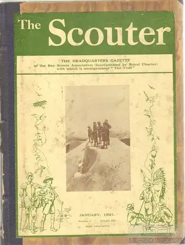 The Scouter, Volume XXV, 1931. 1931, The Boy Scouts Association, gebraucht, gut