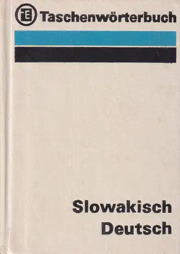 Buch: Taschenwörterbuch Slowakisch - Deutsch, Issatschenko / König, 1981