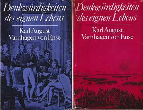 Buch: Denkwürdigkeiten des eignen Lebens, Varnhagen von Ense, Karl August 317838