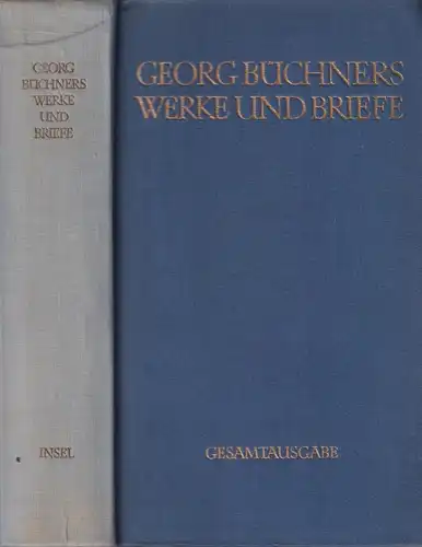 Buch: Werke und Briefe, Büchner, Georg. 1968, Insel Verlag, Gesamtausgabe