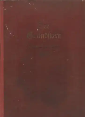 Der Grundstein. Sechsunddreißigster Jahrgang 1923, Thielberg, Rud. 1923