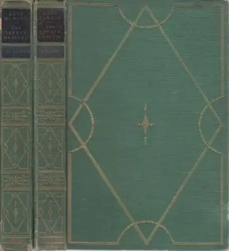 Buch: Das letzte Kapitel, Hamsun, Knut. 2 Bände, 1924, Verlag Grethlein & Co