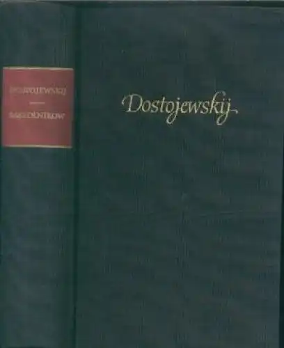 Buch: Raskolnikow, Dostojewskij, F.M. 1963, Aufbau-Verlag, gebraucht, gut