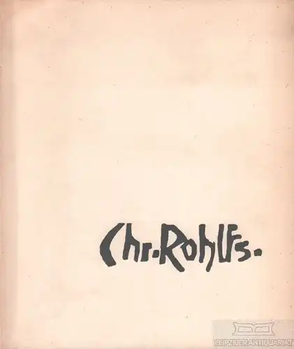 Buch: Christian Rohlfs, Pieper, Paul / Honisch, Dieter. 1961, gebraucht, gut