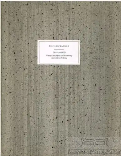 Buch: Lohengrin, Wagner, Richard. 1974, VEB Deutscher Verlag für Musik