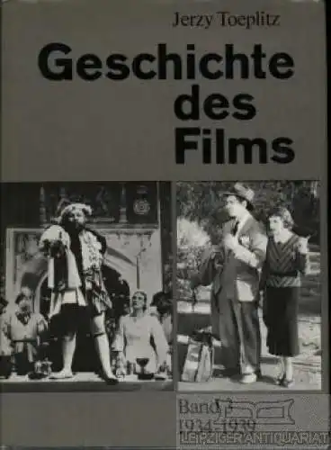 Buch: Geschichte des Films 1934-1939, Toeplitz, Jerzy. 1979, Henschel Verlag