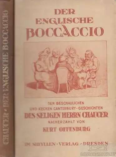 Buch: Der Englische Boccaccio, Offenburg, Kurt. 1925, Sybillen-Verlag