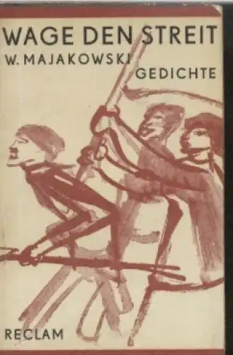 Buch: Wage den Streit, Majakowski, Wladimir. RUB C-Reihe 8765-68, 1960