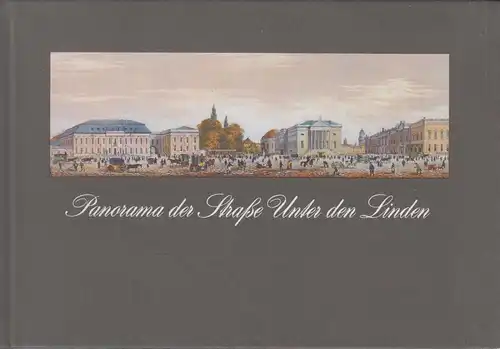 Buch: Panorama der Straße Unter den Linden, Löschburg, Winfried, 1991