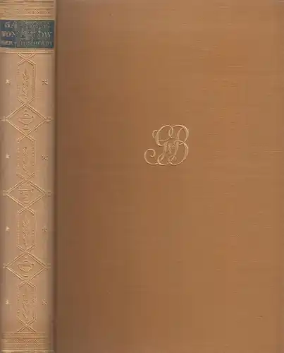 Buch: Gabriele von Bülow, Sydow, Anna von. 1924, E. S. Mittler & Sohn Verlag