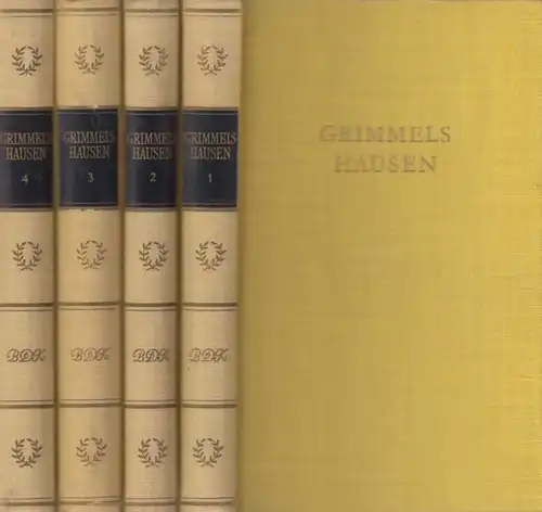 Buch: Werke in vier Bänden, Grimmelshausen, Johann Jakob. 1960, Volksverlag, BDK