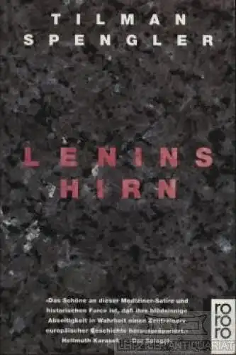 Buch: Lenins Hirn, Spengler, Tilman. Rororo, 1993, Rowohlt Taschenbuch Verlag