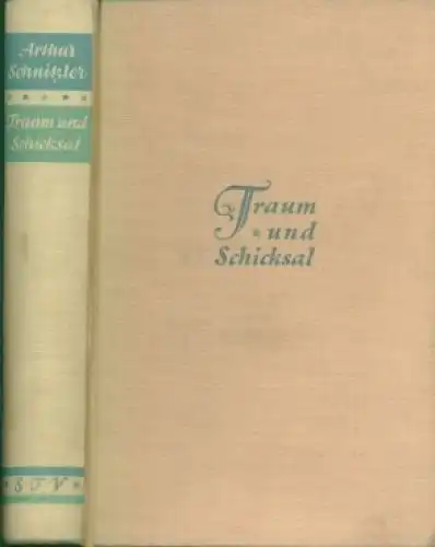 Buch: Traum und Schicksal, Schnitzler, Arthur. 1931, Fischer Verlag