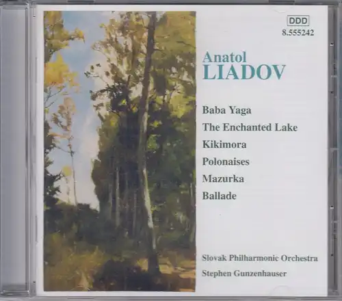 CD: Anatol Liadov, Orchestral Works, 2001, Naxos, gebraucht, gut