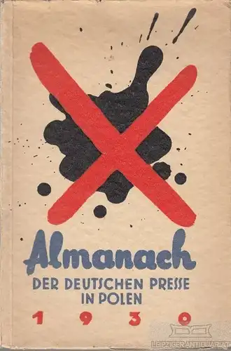 Buch: Almanach der deutschen Presse in Polen, Guttmann, Fritz. 1930