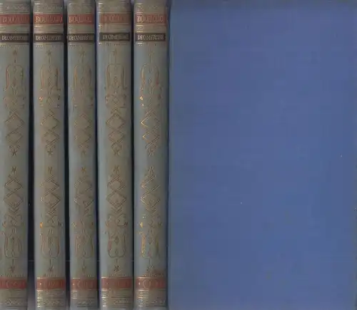 Buch: Der Decamerone, 5 Bände. Boccaccio, Propyläen-Verlag, gebraucht, gut