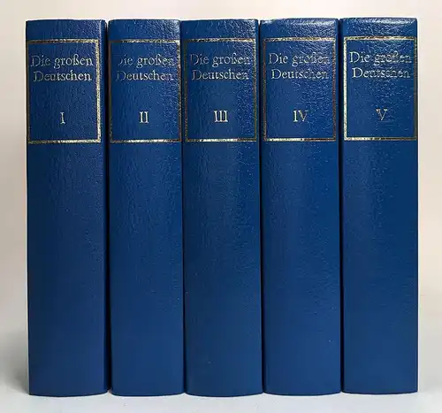 Buch: Die Großen Deutschen, Heimpel / Heuss / Reidenberg, 5 Bände, Prisma Verlag