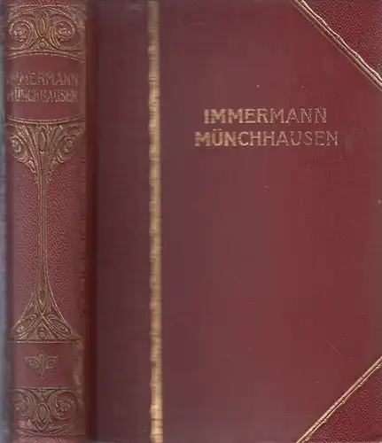 Buch: Münchhausen, Immermanns, Karl. Ca. 1900, Deutsches Verlagshaus Bong & Co