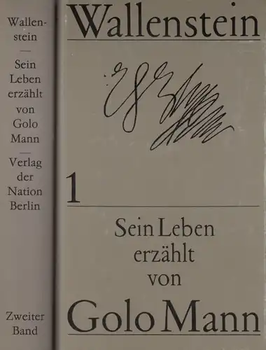 Buch: Wallenstein, Mann, Golo. 2 Bände, 1989, Verlag der Nation, Sein Leben