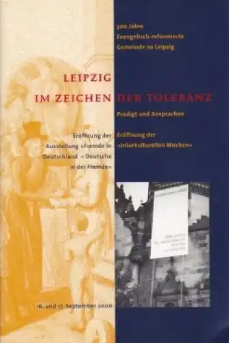 Buch: Leipzig im Zeichen der Toleranz. 2001, Evangelisch-reformierte Kirche
