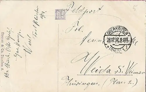 AK Viele gute Wünsche zum neuen Jahre. ca. 1917, Postkarte, Neujahr, gut