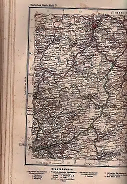Buch: Dr. Koch´s Verkehrs-Atlas von Europa, Koch, W. 1909, Verlag J. J. Arnd