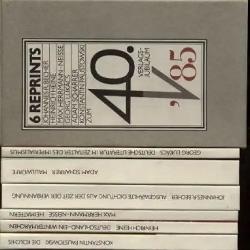 Buch: Vierzig Jahre Aufbau-Verlag. 1985, Aufbau Verlag, gebraucht, gut