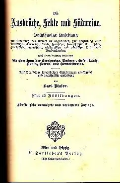 Buch: Praktischer Unterricht in der heutigen Wollenfärberei, (1) Lau. 1892