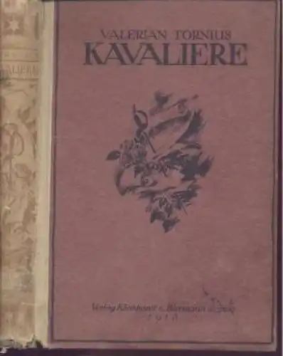 Buch: Kavaliere, Tornius, Valerian. 1918, Verlag von Klinkhardt & Biermann