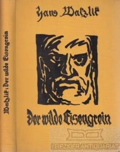 Buch: Der wilde Eisengrein, Watzlik, Hans. 1927, Verlag Gebrüder Stiepel