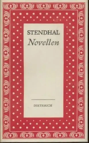Sammlung Dieterich 153, Novellen, Stendhal. 1954, gebraucht, gut 17759