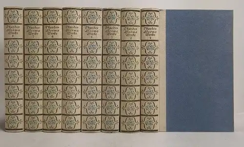 Buch: Theodor Storms Sämtliche Werke in acht Bänden, 1923, Insel Verlag, 8 Bände