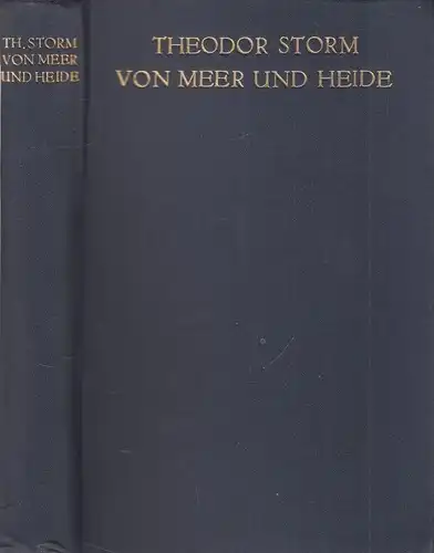 Buch: Von Meer und Heide, Storm, Theodor, Verlag von Th. Knaur Nachf 228658