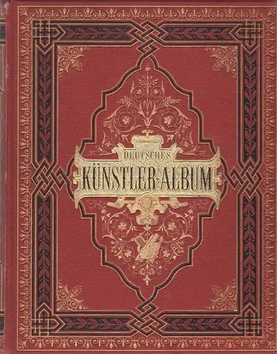 Buch: Deutsches Künstler-Album 10. Scherenberg, E., 1877, Breidenbach & Baumann
