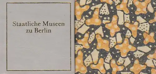 Buch: Staatliche Museen zu Berlin, Ebert, Hans. 1987, Offizin Andersen Nexö