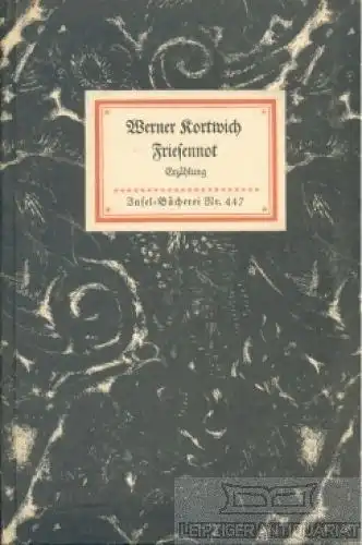 Insel-Bücherei 447, Friesennot, Kortwich, Werner, Insel-Verlag, Erzählung