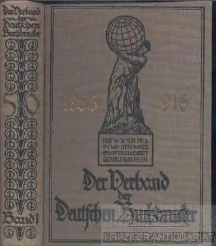 Buch: Der Verband der Deutschen Buchdrucker, Krahl, Willi. 1916, gebraucht, gut