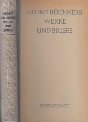 Buch: Werke und Briefe, Büchner, Georg. 1949, Insel Verlag, gebraucht, gut