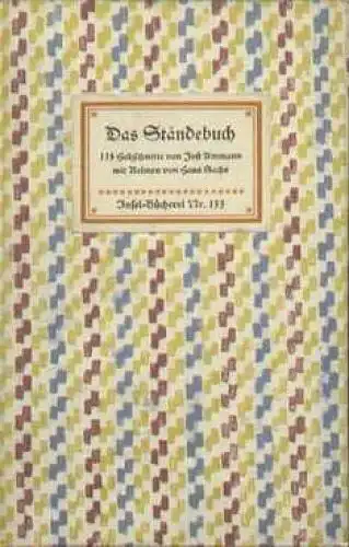 Insel-Bücherei 133, Das Ständebuch, Graul, Richard. 1960, Insel-Verlag