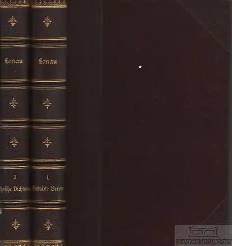Buch: Lenaus Sämtliche Werke. 2 Bände, Lenau, Nikolaus. 2 Bände, gebraucht, gut