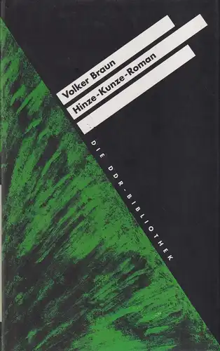 Buch: Hinze-Kunze-Roman, Braun, Volker, 2000, Faber & Faber, DDR-Bibliothek