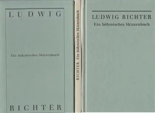 Buch: Ein böhmisches Skizzenbuch, Richter, Ludwig. 2 Bände, 1990, gebraucht, gut