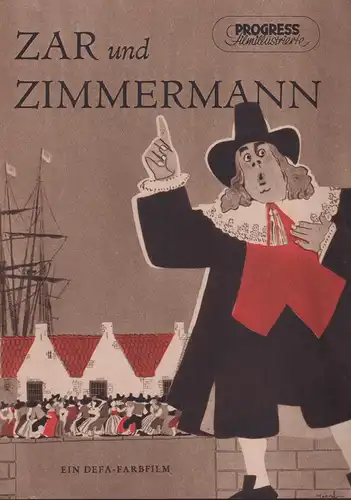 Filmprospekt: Zar und Zimmermann, Lortzing, A., 1956, Progress-Filmillustrierte