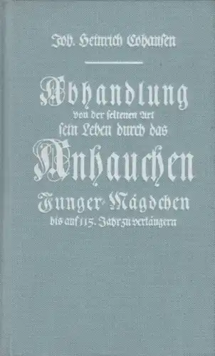 Buch: Der wieder lebende Hermippus. Cohausen, J. H., 1983, Zentralantiquariat