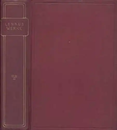 Buch: Lenaus Werke in zwei Teilen, Lenau. 2 in 1 Bände, gebraucht, gut