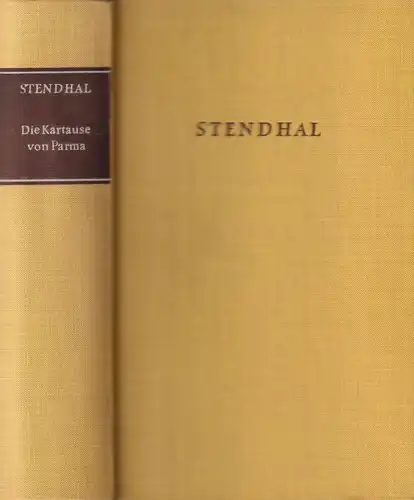 Buch: Die Kartause von Parma, Stendhal, 1966, Buchclub 65, gebraucht, gut